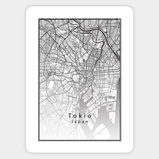 Tokyo City Poster Sticker